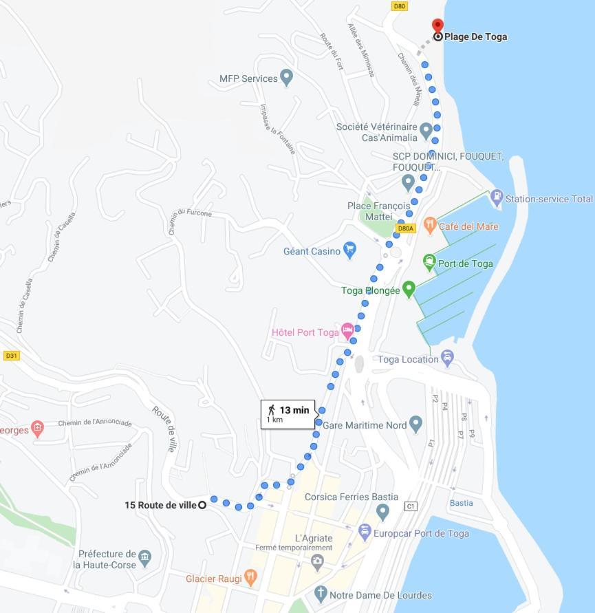 Charmant Petit Studio En Centre Ville Bastia  Zewnętrze zdjęcie
